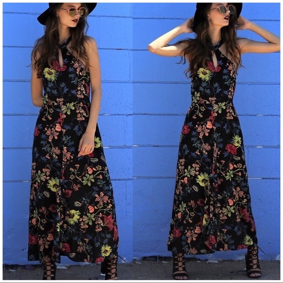 Sale VIBRANT FLORAL MAXI - Picture 12 of 16